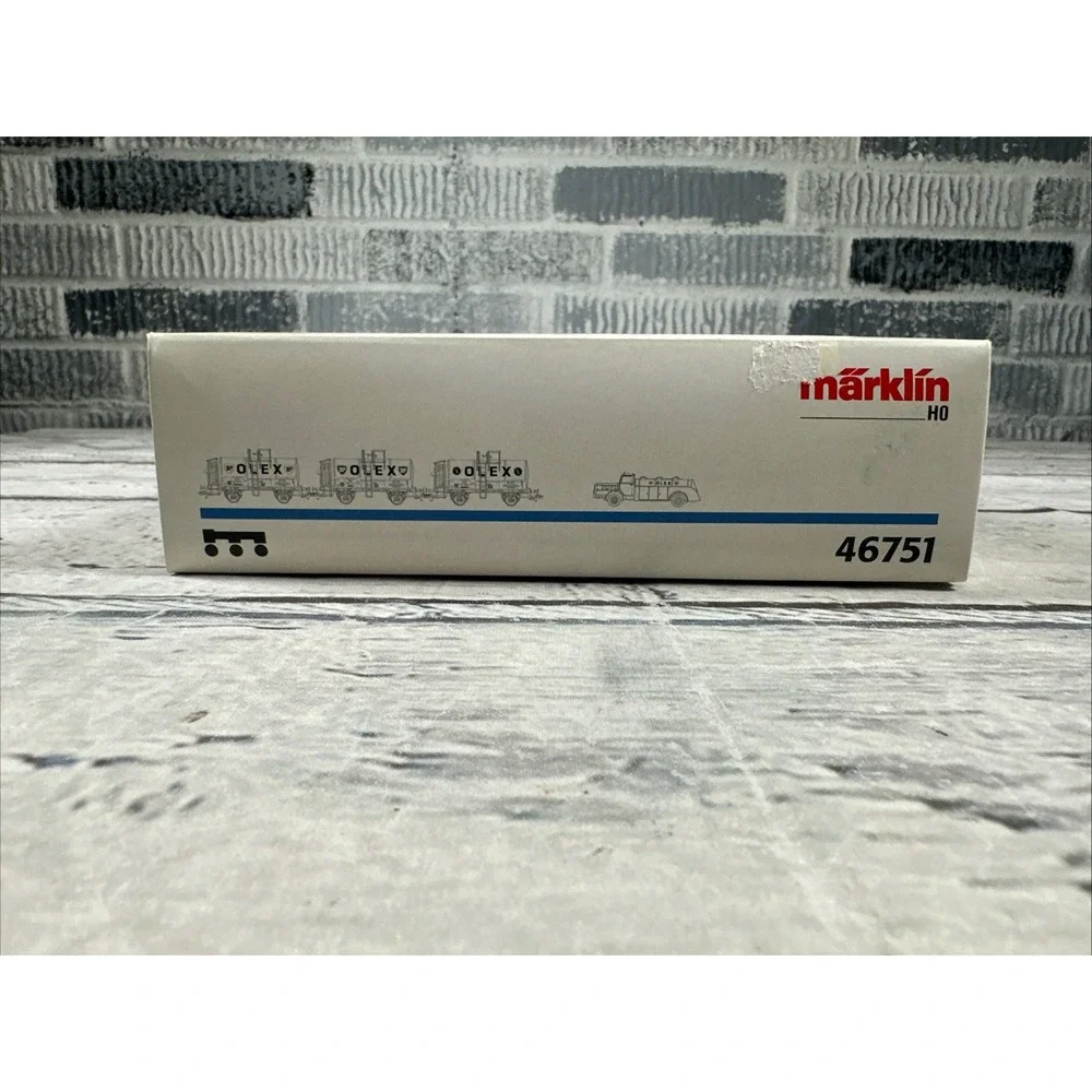 Märklin HO 46751 OLEX Tank Car Set w/ Büssing 650 Tank Truck NIB